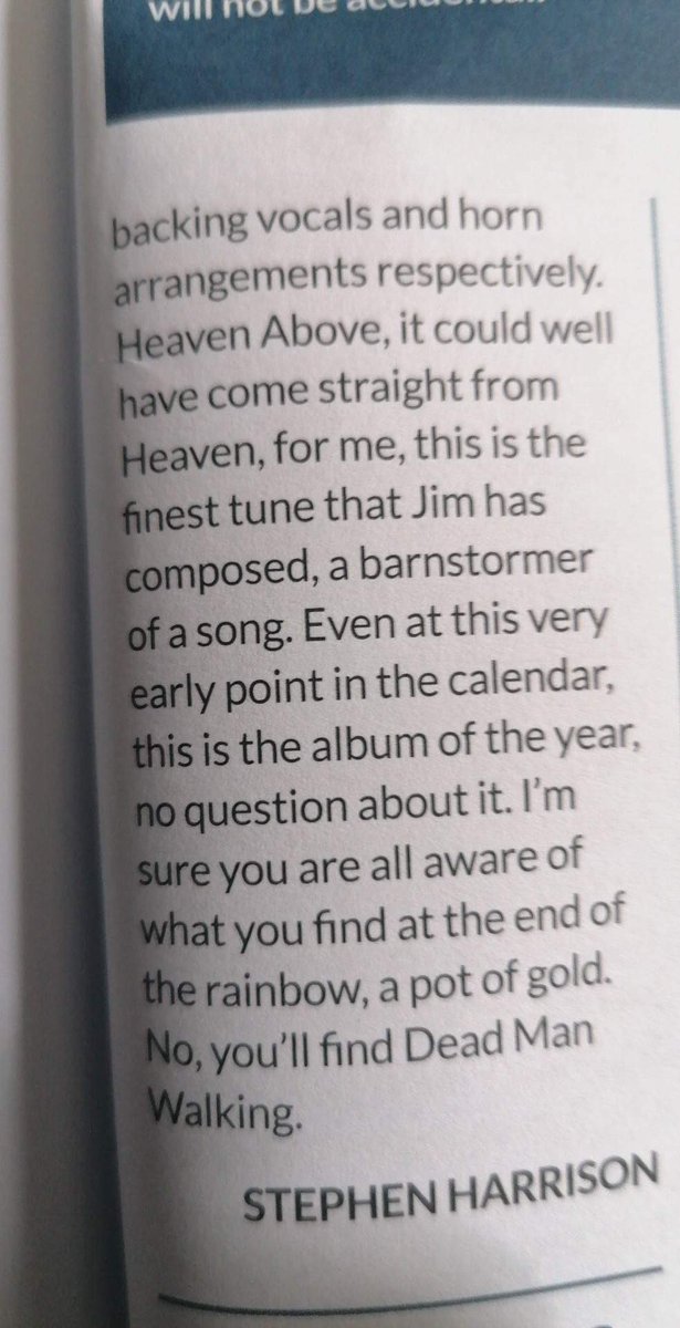 Jim Kirkpatrick (@jimikirkpatrick) on Twitter photo Thank you to <a href="/BluesMattersMag/">Blues Matters</a> for the amazing review of Dead Man Walking!!
āThis is the album of the year, no question about itā!
āIf there is a better blues/rock guitarist within this sceptres isle of ours, Iāll eat my hatā!
Order you copy from jimkirkpatrick.com Thank you to <a href="/BluesMattersMag/">Blues Matters</a> for the amazing review of Dead Man Walking!!
āThis is the album of the year, no question about itā!
āIf there is a better blues/rock guitarist within this sceptres isle of ours, Iāll eat my hatā!
Order you copy from jimkirkpatrick.com