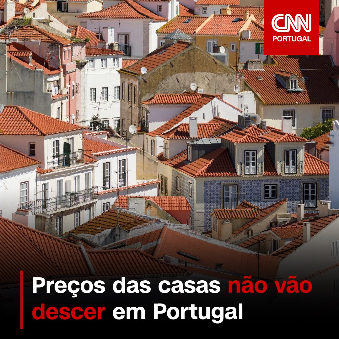 cnnportugal's tweet photo. Os preços das casas vão continuar a aumentar em Portugal, alerta a Comissão Europeia. 

A subida deverá desacelerar em comparação com os últimos anos, mas é “improvável” que os preços venham a cair de forma acentuada em breve.

Saiba mais: https://t.co/GBwGjyaHDg https://t.co/6mxVjCpUq7