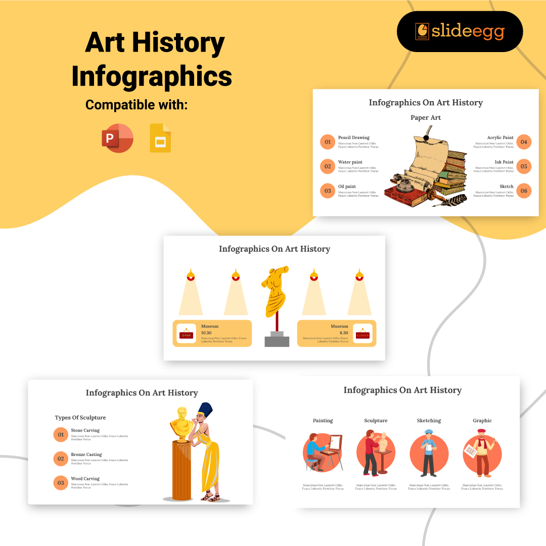 🎨 Unleash the art of storytelling with Infographics! 🖼️ Experience the beauty of #arthistory  with captivating PPT and #GoogleSlides Themes. 

Dive into the world of creativity and engage your audience like never before. 

shorturl.at/IKMPU