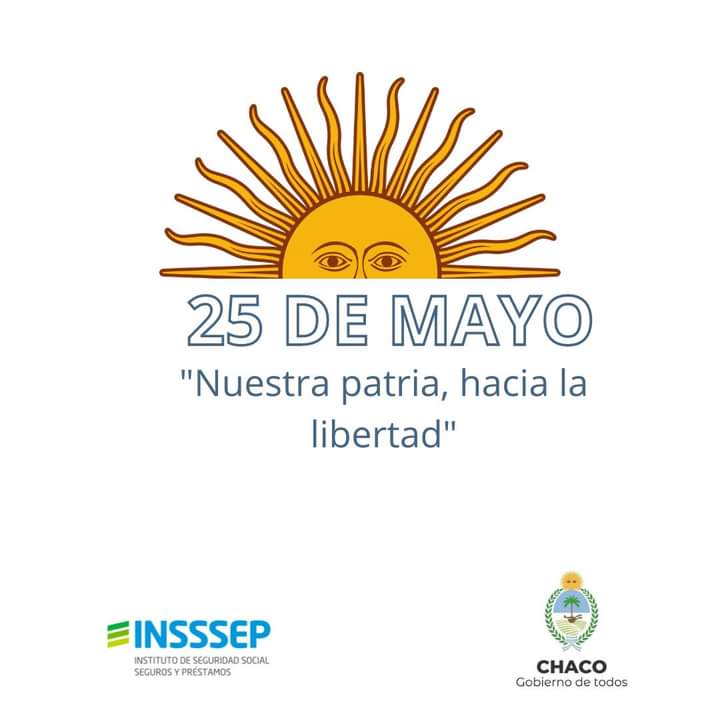 🎉¡Celebremos juntos la gesta que nos dio la libertad! 
🇦🇷 ¡Feliz 25 de mayo! 
.
.
#25DeMayo
