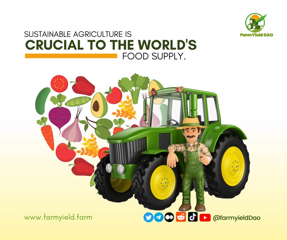 FarmyieldDao's tweet photo. Cultivating a greener future! 🌱 
Join #FarmYieldDAO as we revolutionize sustainable agriculture for a more secure food supply! 🌍 
Visit our website for more info!👉 
https://t.co/8eK2yCKPzD
#farming #DaoSpace #Crypto 
#DeFi #YieldFarming $FYD #DAOs #METAVERSE #WEB3SPACE https://t.co/D5FuhEeUPQ