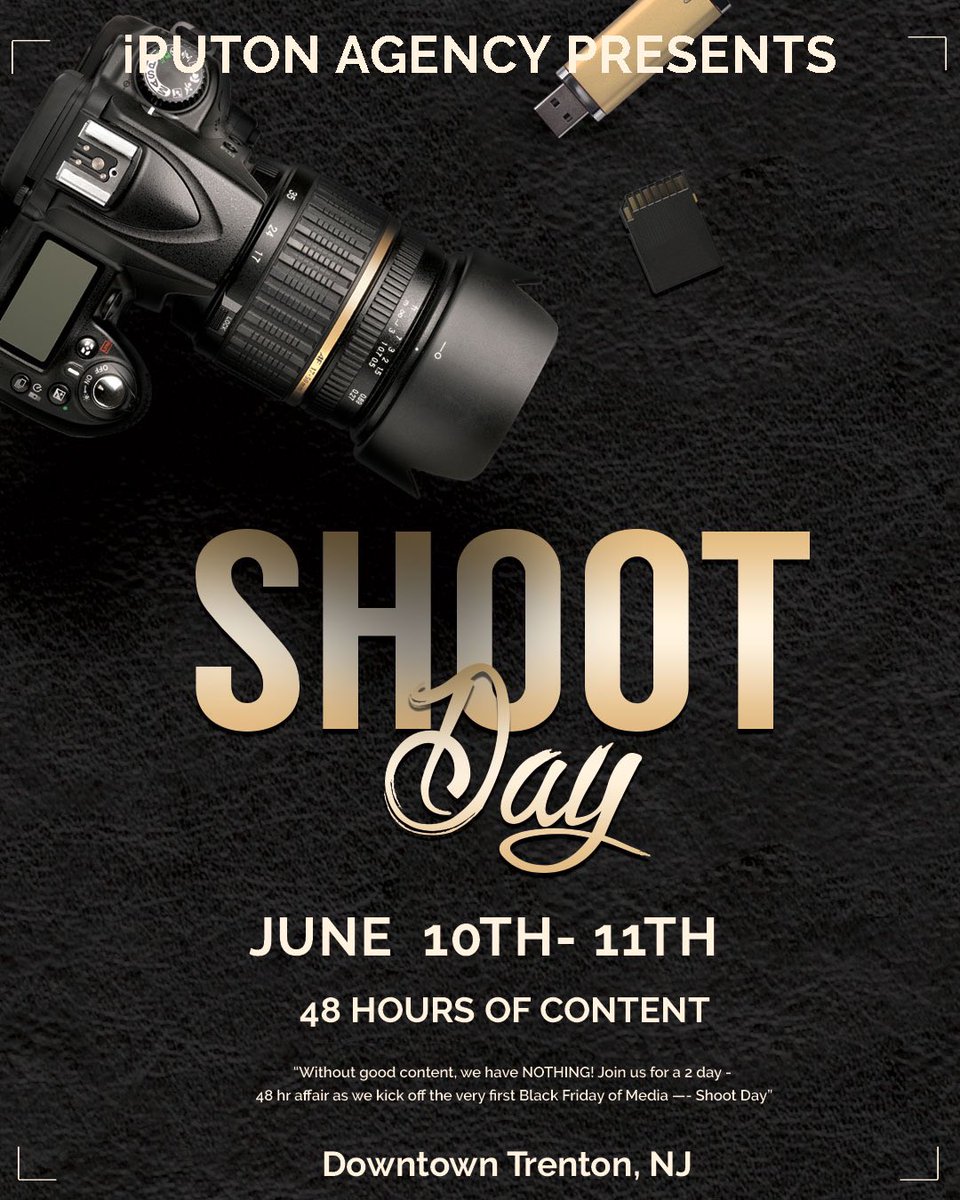 #SaveTheDate #ShootDay - 48 Hours of Content! #Models #Photographers #VideoGraphers #Content #Viral #OnlyFans #MusicVideo #GlamShoot #ContentIsKing #Marketing #Advertising