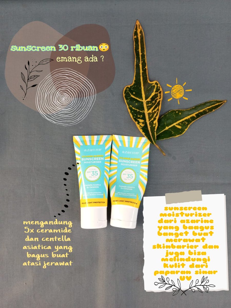 KhanisaPatria's tweet image. Sunscreen yang recommended banget ,mana harganya yang murce tapi bagus poll
#recomend  #sunscreen #azarine