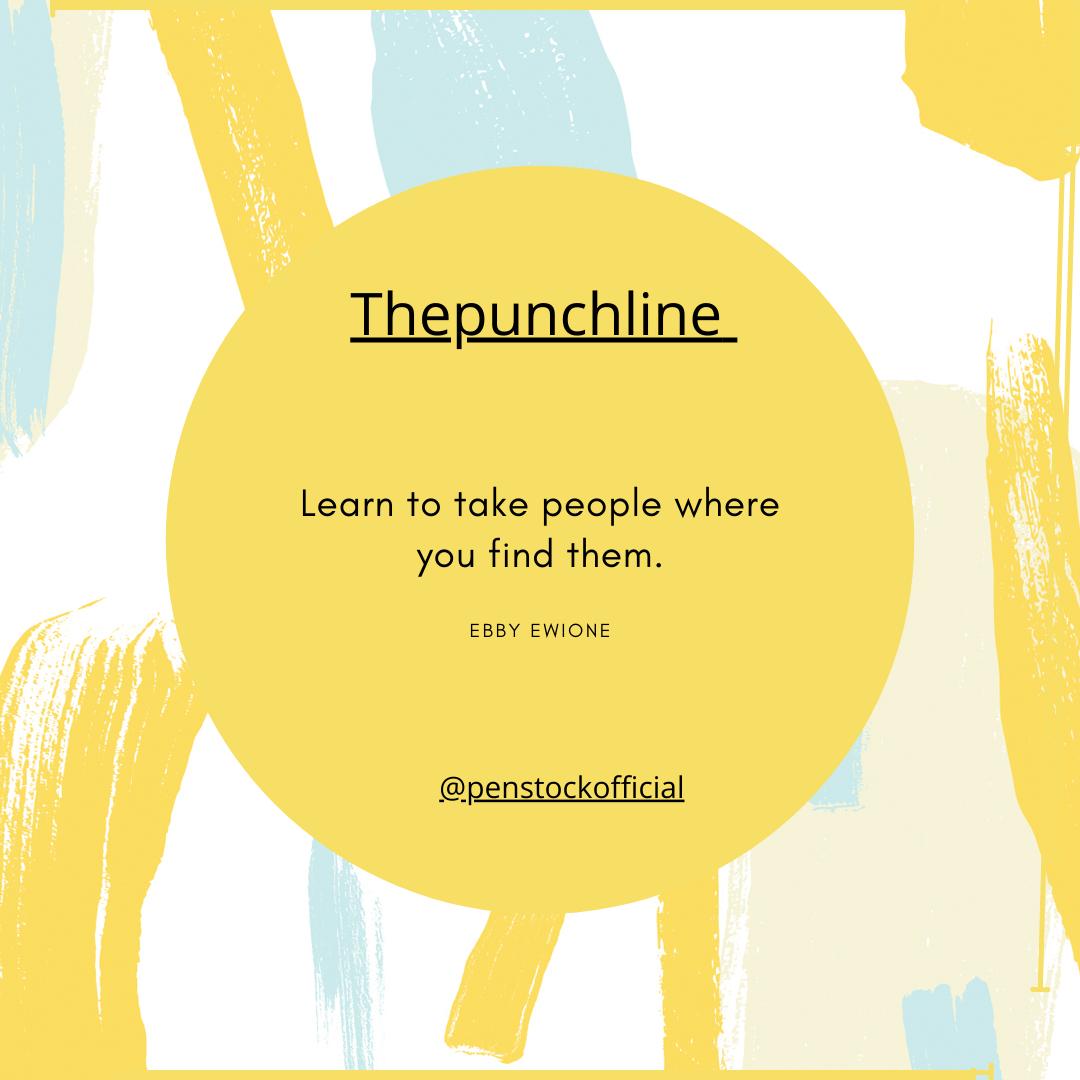 earlmarshalls's tweet photo. Accept and accommodate #thepunchline https://t.co/aMG4K39vsN