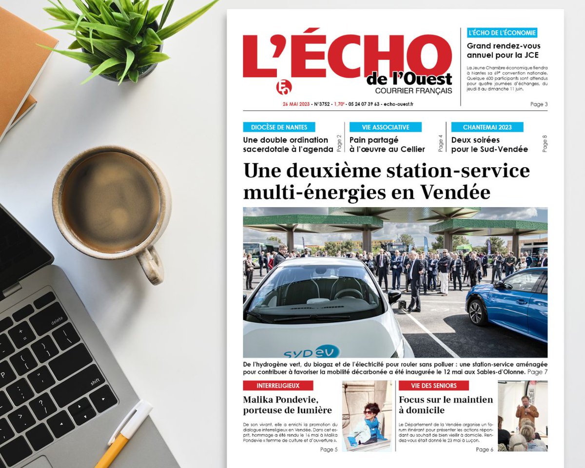 EchoOuest4485's tweet photo. Youpi, c'est vendredi !👏
Cette semaine, parlons énergies vertes…
➡️ En KIOSQUE 🗞️ ou sur https://t.co/GqxDxd1rv3
➡️ ABONNEZ-VOUS sur https://t.co/EZT4jTaRPN
Bonne lecture !
#Vendee #LoireAtlantique #PaysdelaLoire #hebdo #phr #actu https://t.co/sCEjKsoQoO