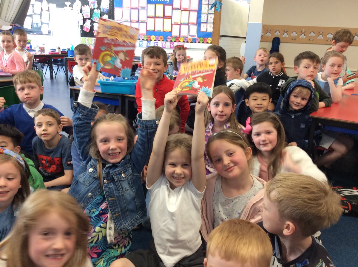 Primary 2 are enjoying reading 'Thorfinn the Nicest Viking and the Awful Invasion,' as part of their Viking topic.
<a href="/DMMacphail1/">David Macphail</a>   <a href="/DiscoverKelpies/">DiscoverKelpies</a>