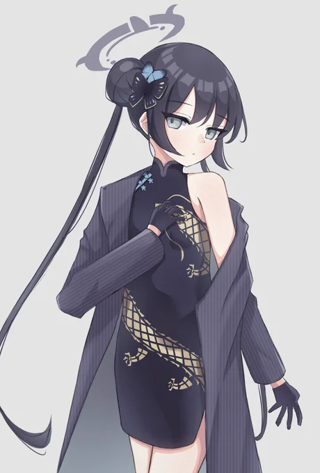 山海経イベ始まってたから、少し前に描いたキサキ会長でも見てって #ブルアカ 