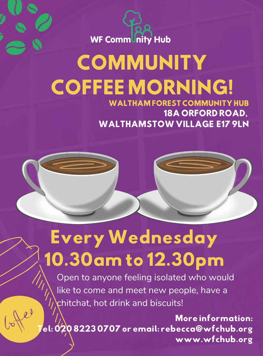 🌟 Calling all community members! 🌟 Join our delightful weekly Coffee Morning's filled with games, new connections, and tasty treats! ☕️ #CoffeeMorning #GameTime #CommunityLove #AirHockeyFun #WednesdayVibes