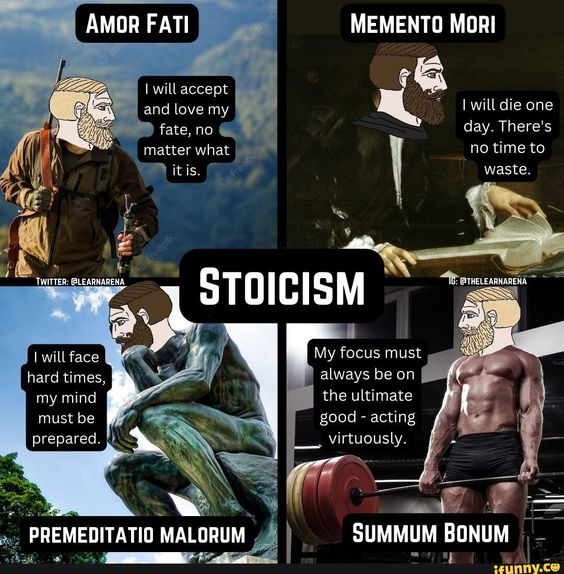 JackedAecus's tweet photo. Stoicism 101: https://t.co/R9yI0o3zqn