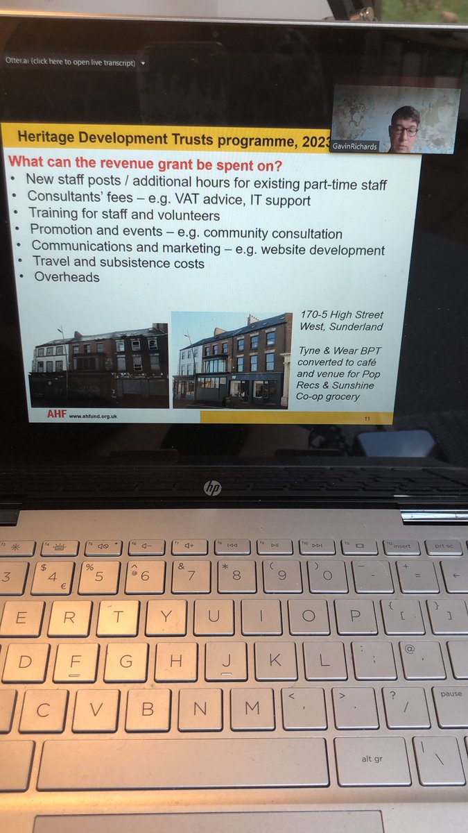 Great to hear from Gavin <a href="/ArchHFundEng/">The Architectural Heritage Fund (England)</a> about their hot off the press #HeritageDevelopmentTrust  project as part of @HTNmembers ‘s NetworkDay