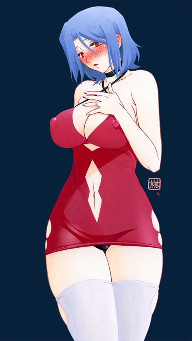 絹恵表紙絵
先日のコースターと一緒にアップしようと思っていたのですが
なんかアナログ絵をデジタルで修正したくなってしまいまして…っ 