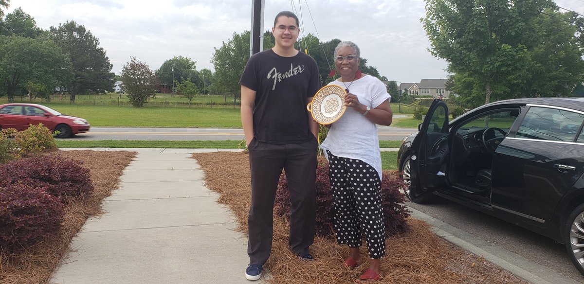 When one of your seniors greets you in the parking lot with a beautiful plate from Morocco and tells you thank you.  He had me at thank you. 
#microjoy #collegecounselor #lovemykids