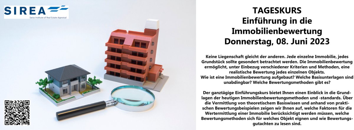 SireaAG's tweet photo. Sichern Sie sich Ihren Platz und melden sich heute noch für den Tageskurs "Einführung in die Immobilienbewertung" an.

Hier anmelden: https://t.co/TdD0sw4ODy

#realestate #immobilien #immobilienbewertung #immobilienökonomie #tageskurs #realestatevaluation https://t.co/Hg2G16MA8S