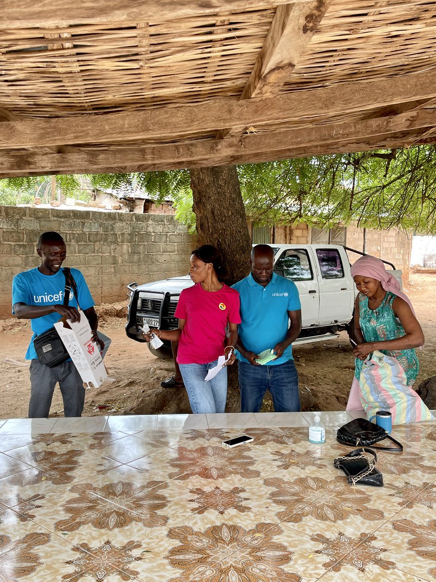 UNICEFGambia's tweet photo. Our teams are on the ground to support this important national vaccination against measles and other diseases. 

Every child, everywhere has the right to be vaccinated and protected against diseases. #ForEveryChild, vaccination. https://t.co/XjUtuua3Y6