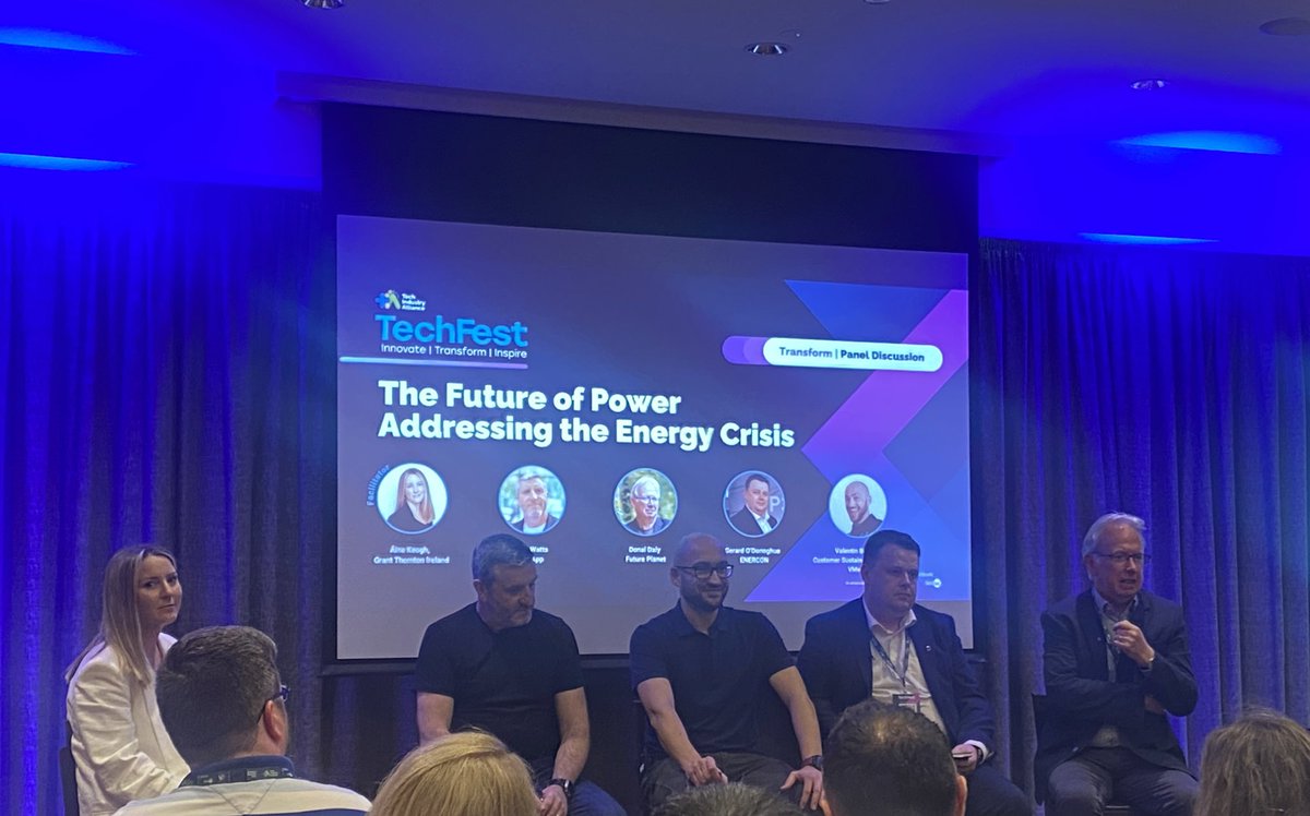 Tralee Chamber’s Strategic Partner Enercon <a href="/ODonoghueGerard/">Gerard O'Donoghue</a> joins the panel discussion on ‘The Future of Power Addressing the Energy Crisis’ at <a href="/Tech_In_All/">Tech Industry Alliance</a>