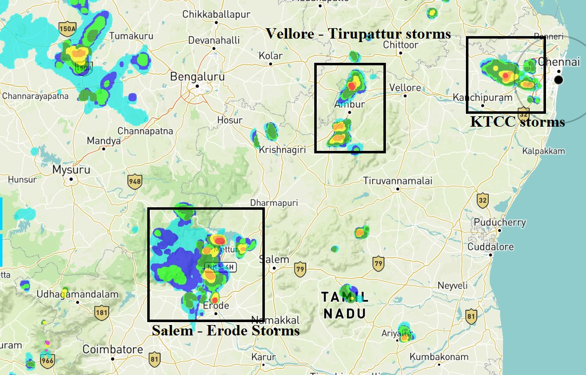 praddy06's tweet image. After sizzling day storms popup in north TN. Storms in Western Chennai suburbs Kundrathur -Tambaram stretch might get some rains.