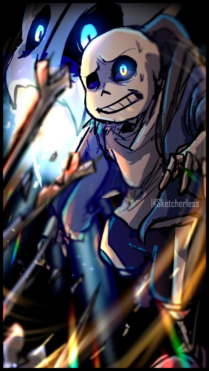 Sketcherless's tweet photo. Sans with his gaster blaster :D
#Sans #Undertale #UndertaleSans #UTSans https://t.co/DyOSfuXDWm