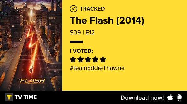 DrimSK's tweet photo. I've just watched episode S09 | E12 of The Flash (2014)! https://t.co/ooLxXJ4nZK #tvtime https://t.co/k5NXkkb6tZ
