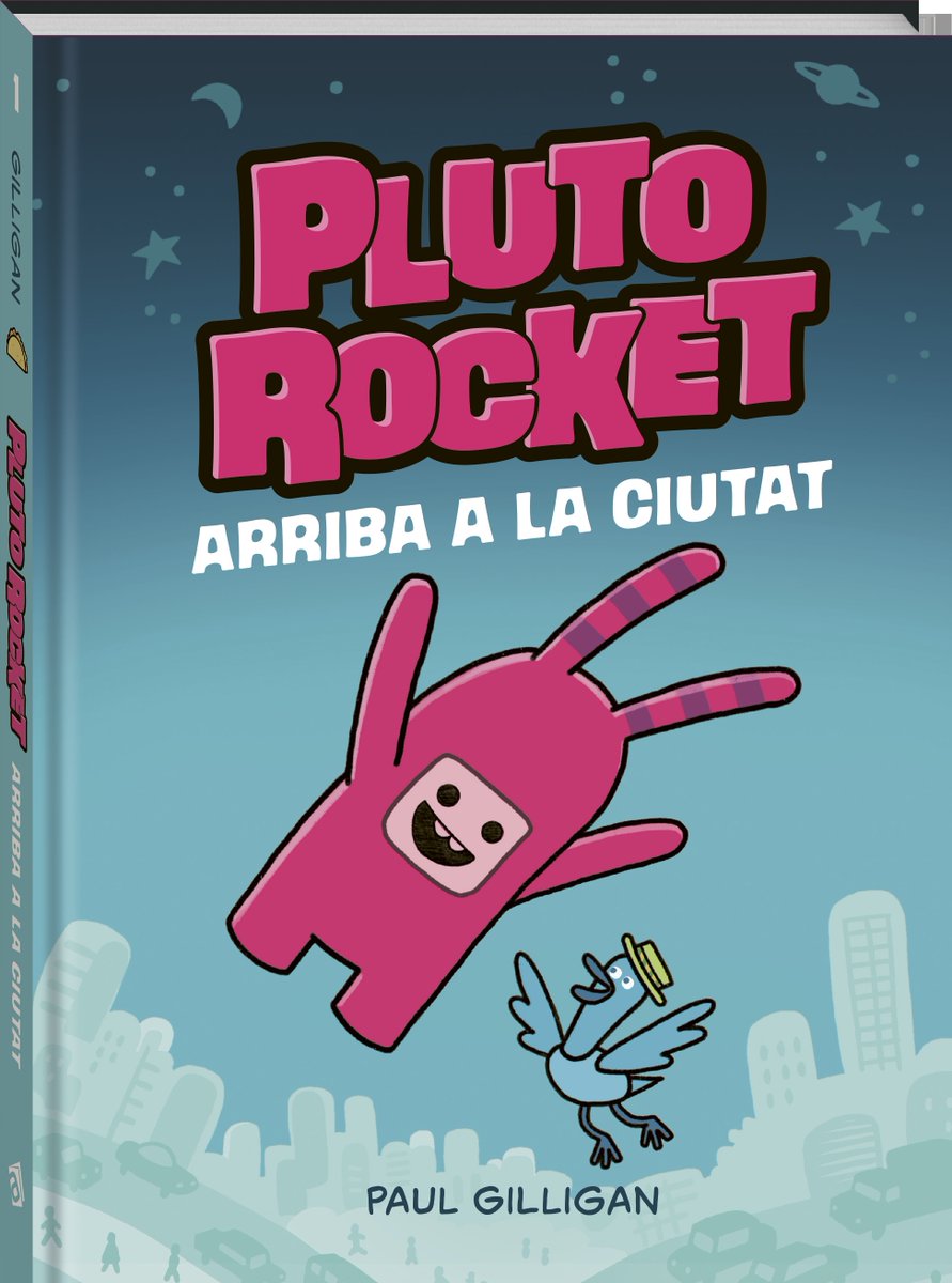 comicat's tweet image. Ja a la venda #PlutoRocket 1. Arriba a la ciutat, de Paul Gilligan, publicat per @andanagrafica @andanaeditorial #CòmicEnCatalà