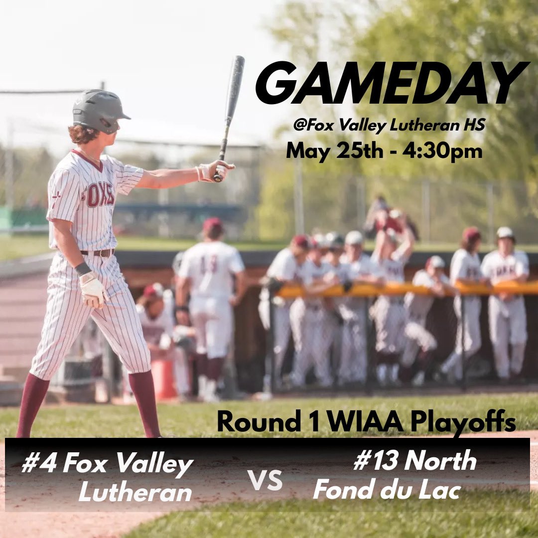 It’s go time!

🆚North Fond du Lac
⏰4:30pm
📍Fox Valley Lutheran HS

Josiah Robbert on the hill