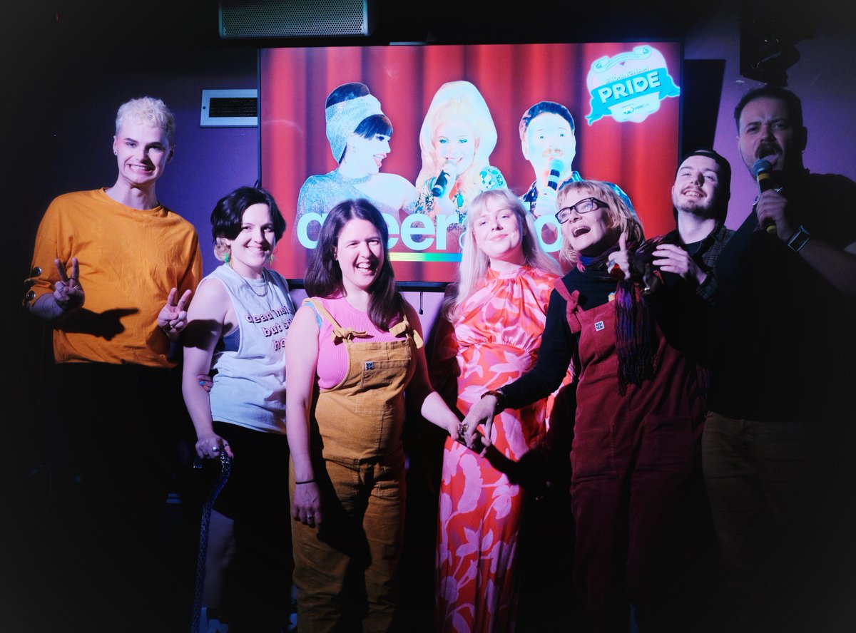 Kicked off <a href="/BirminghamPride/">Birmingham Pride</a> 🌈🏳️‍⚧️with the absolute babes of <a href="/queerasjoke/">Queer as Joke</a> last night &amp; the vibes were ✨tasty✨ big thanks to everyone who turned out to support me - look at my shit-eating grin getting to hang out with the legendary <a href="/josierones/">Josie</a> 🤩

Stunning 📸 by Irina Mackie