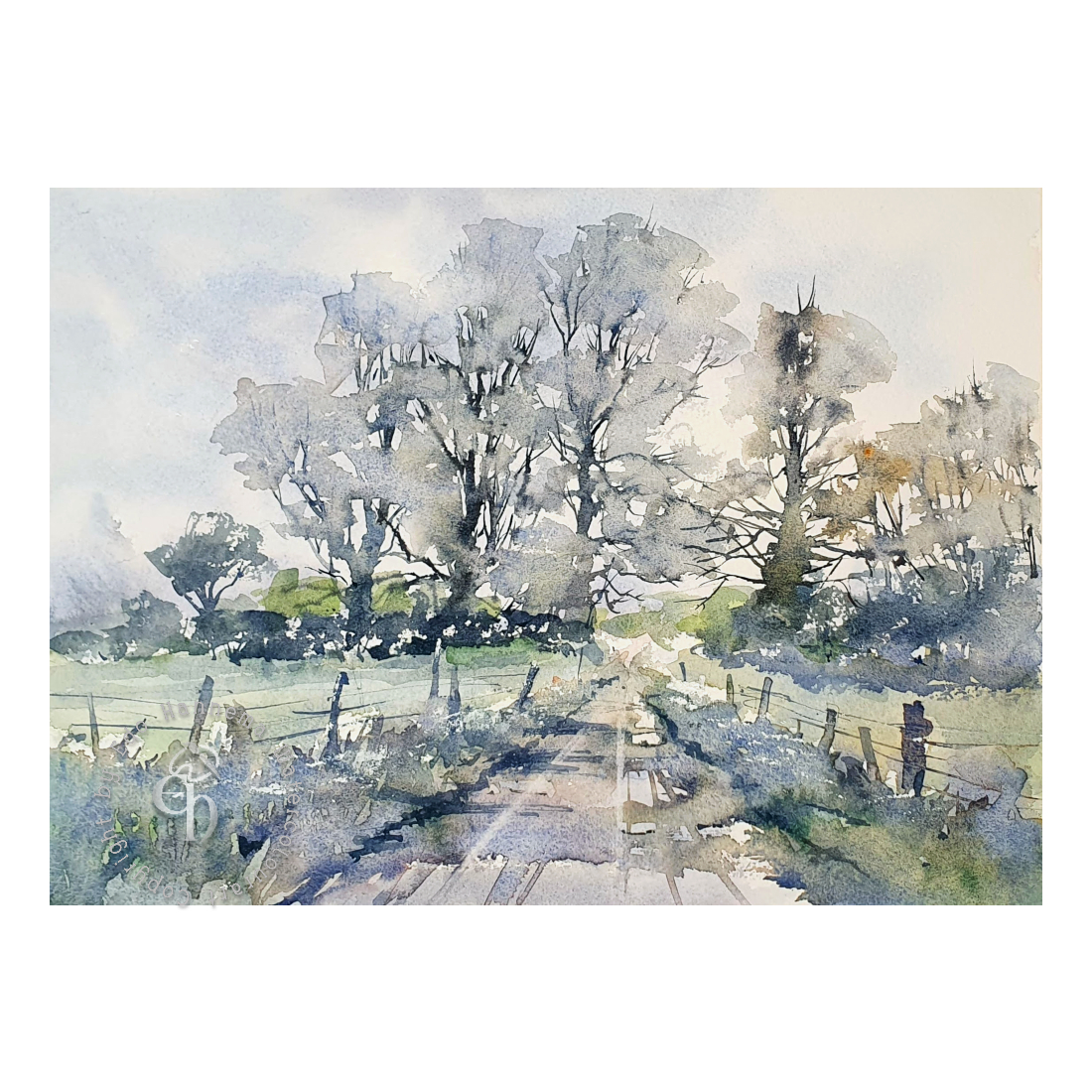 Just a nice walk over The Old Ways
qrt sheet Bockingford Cold Pressed 425 grams
St Cuthberts Mill
Princeton Artist Brush (Aqua Elite) 
Industria Maimeri