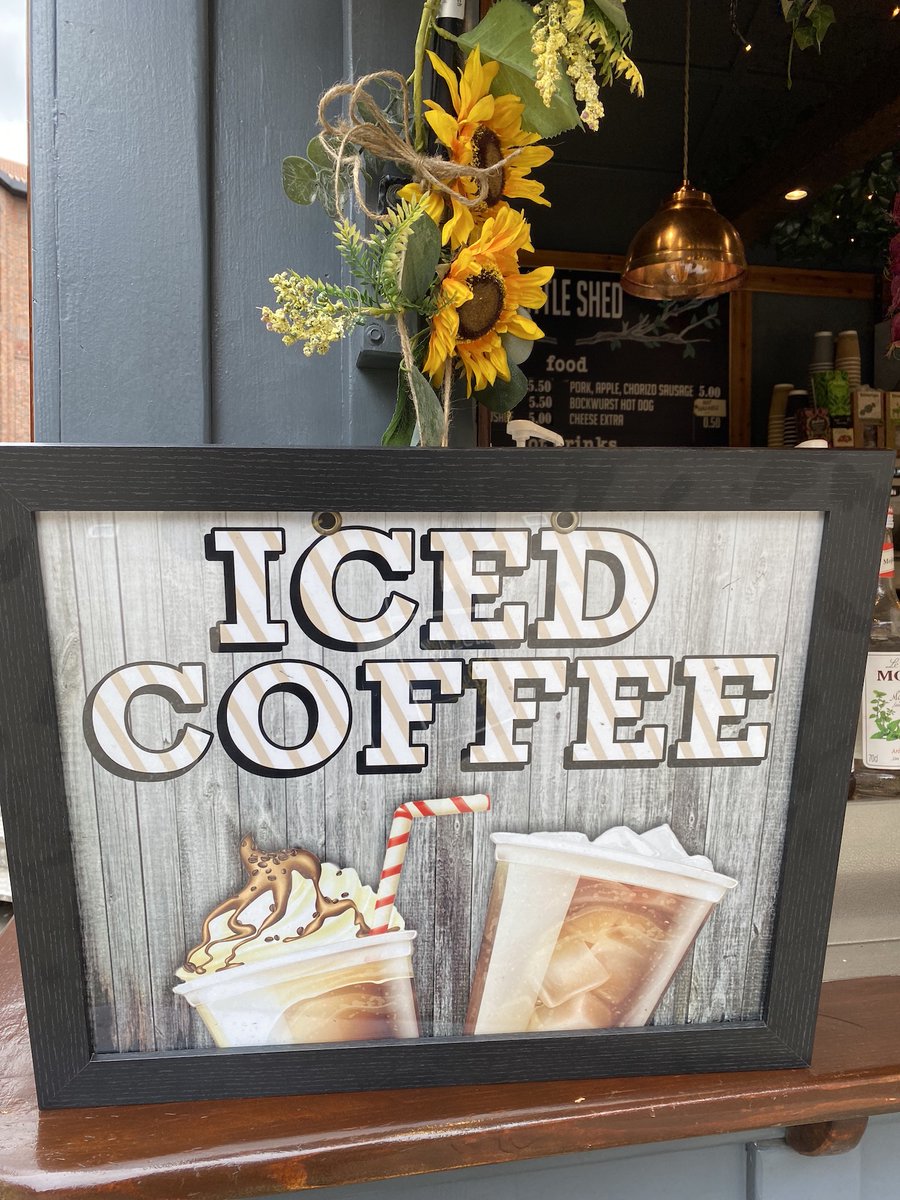 Is it time for iced coffee yet? You'll need to ask the lovely people down at the Cattle Shed kiosk that question! @CattleShed1 #CoppergateYork facebook.com/CattleShed1