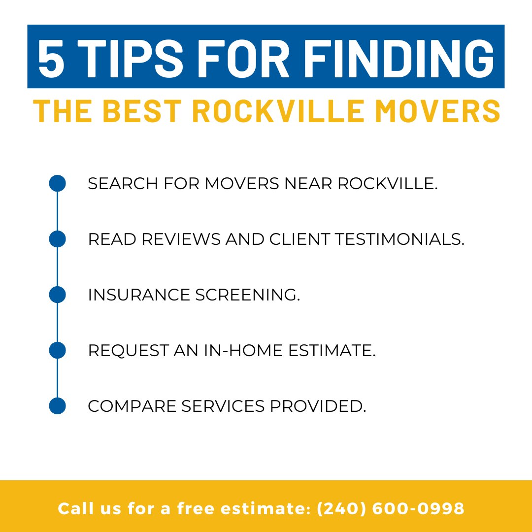 artisanmovers's tweet photo. 5 Tips for Finding the Best Rockville Movers

🚚 DM For More Information 🔥

Any questions? contact us today....
📲 240-600-0998
📧 info@artisanmovers.com
🌐 https://t.co/bKy2yNRs09
.
.
.
#movinghelp #movinghomes #movinghomesoon #movinghouse #movingon #movingonup https://t.co/pfhL3VHCt5