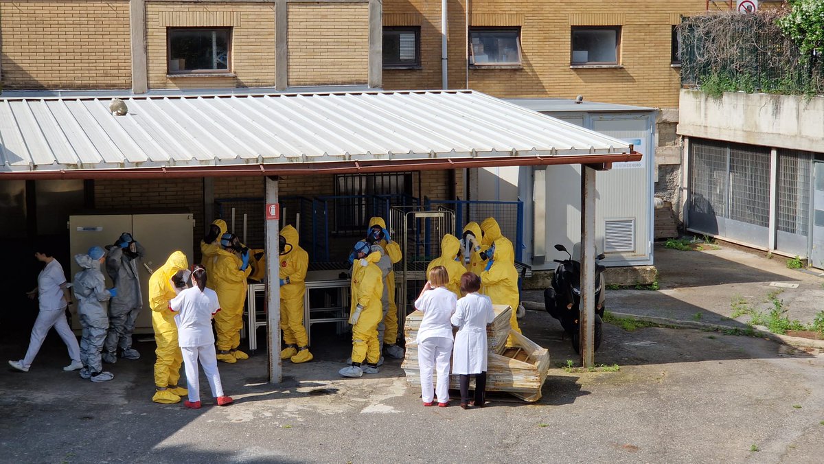 Photos are still coming by. Here our staff is getting ready for the hospital exercise. I'm glad to work with such experienced staff who gave great insightd of hospital reaction to Rad patients. <a href="/H2020Including/">INCLUDING</a>