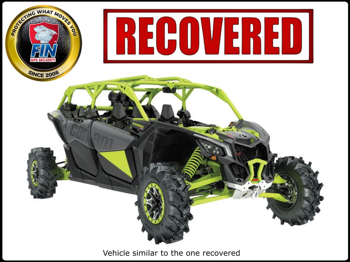 CAN-AM MAVERICK X3 RECOVERED WITH FIN GPS - Gadsden, Alabama – A FIN GPS customer met up with a prospective buyer of his 2021 Can-Am Maverick. The buyer wanted a test drive, so the owner agreed to meet him at what he thought was the buyer's home. He left and never came back!