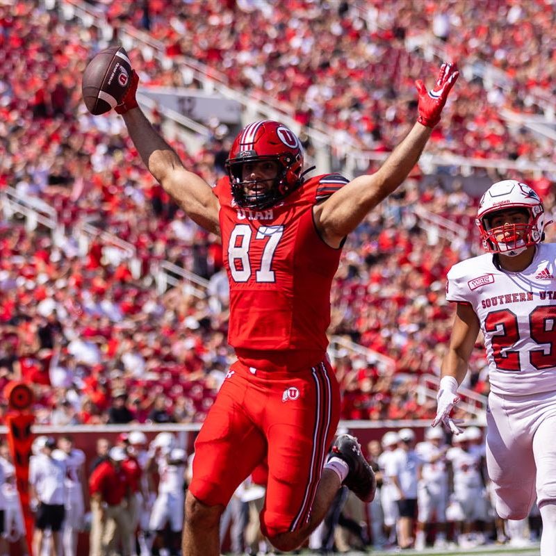 Losing first-rounder Dalton Kincaid, who accepted @seniorbowl invite last November before suffering a back injury that kept him out of all pre-draft work, would be massive blow for most offenses but @Utah_Football TE room is uniquely positioned with two more draftable prospects.…