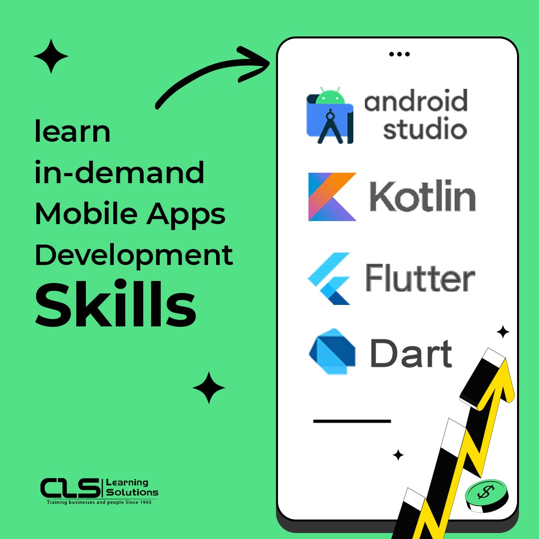 CLSLearn's tweet image. Design, Build & Publish Complete #MobileApplications.
Join Our #MobileApplicationsDevelopment #MasterClass.
Learn through practice and in demand projects
Learn with the Top-Rated Trainers.
#Android #Kotlin #Flutter #Dart #CrossPlatform #MobileApps #Development.
Book Now