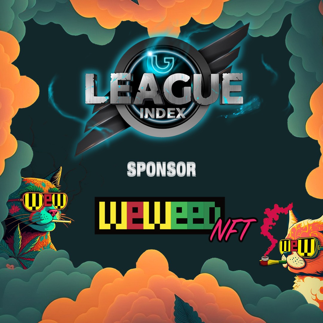 Indexgamehk's tweet photo. 420 ALERT! Meet our swaggy sponsor for the next INDEX LEAGUE - @WeWeed_NFT 🌿💰 
 
Join us for an epic night of gaming and chill with some of the dopest NFTs in the game on 17 June 😎 https://t.co/DGecilaBJK      

Come hang with us!   

#gaming #chilltime 

@SnoopDogg https://t.co/hvqn05ocCK