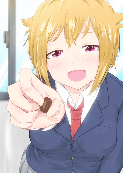 チョコレートをあーんしてくれる伊吹翼さん