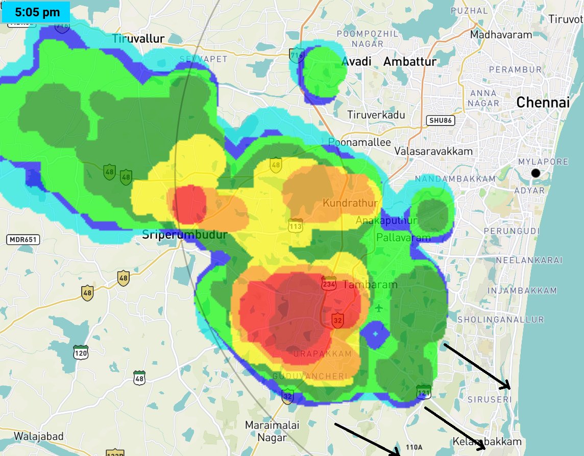 Tamil Nadu Weatherman on Twitter "Red Thakkalis in Tambaram