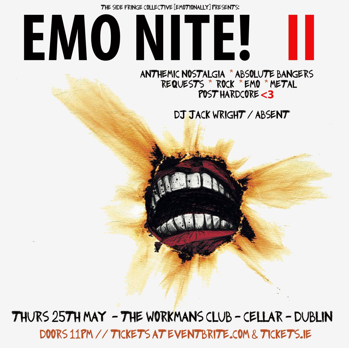ABSENT GALWAY EMO NITE tweet media