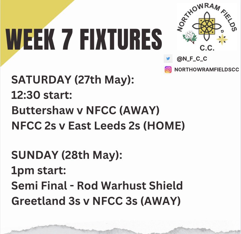 N_F_C_C's tweet photo. Another big weekend ahead! #Rammers https://t.co/1rRhr69Vub
