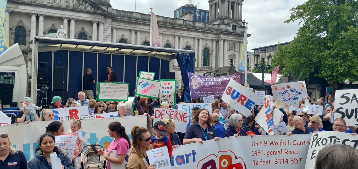 The sector is out in force at the Community Action Day here at City Hall in Belfast. 

Great to see! 

#StopTheCuts <a href="/StopTheCuts10/">Communities Against Cuts</a>