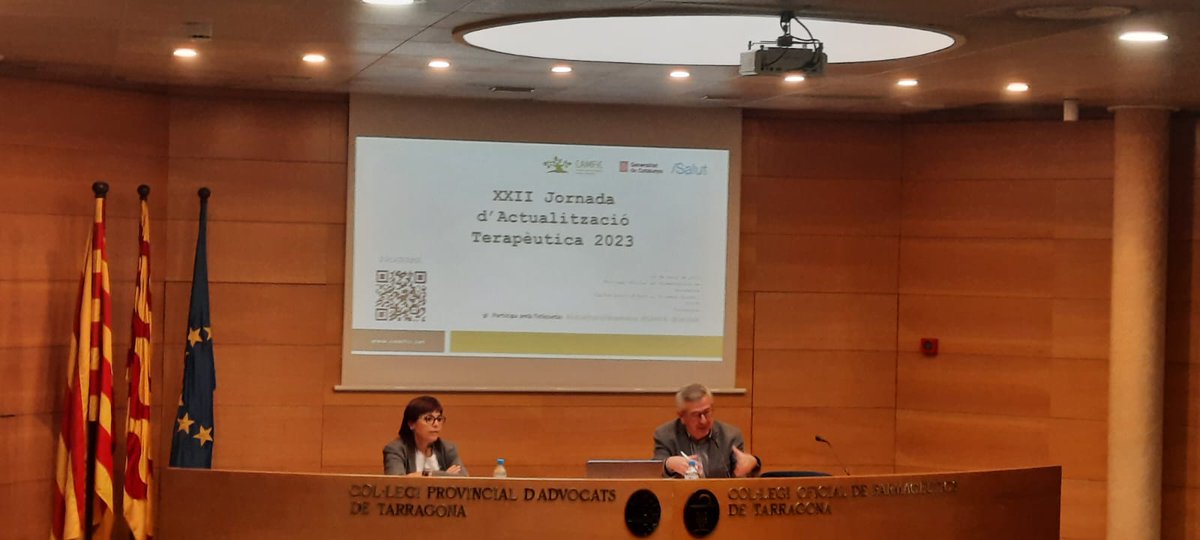 CAMFiC's tweet photo. XXII Jornada d’Actualització Terapèutica 2023❗️
📍 Avui a Tarragona amb @salutcat #ActualitzacióTerapèutica https://t.co/KZf5N149bN