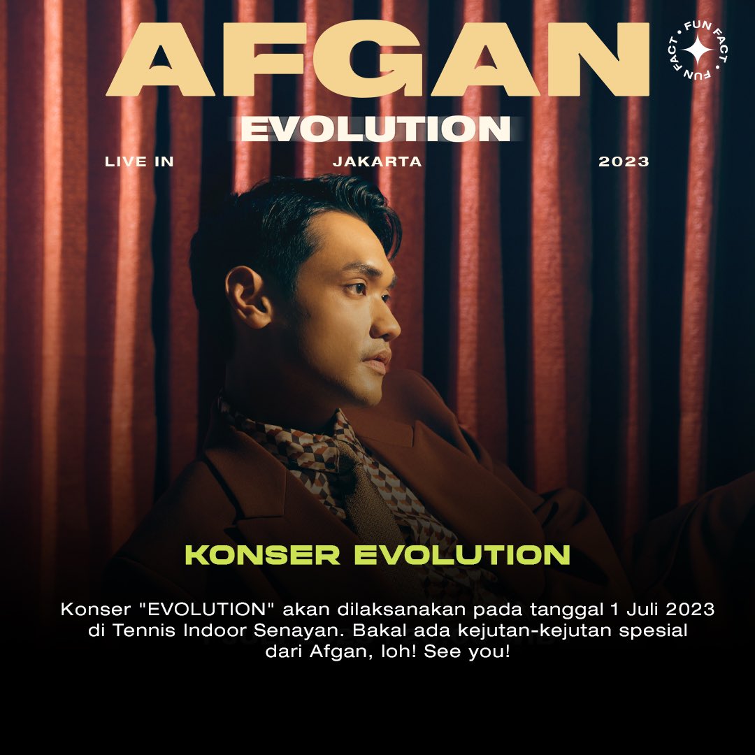 TrinityOptimaP's tweet photo. Kita kilas balik yuk, apa aja konser tunggal Afgan di Indonesia yang pernah diselenggarakan… Check it out!
Jangan lupa beli tiket konser Afgan EVOLUTION di https://t.co/VXFmG76Auu ya!
#Afgan #KonserAfgan #KonserDariHatiAfgan #KonserDekadeAfgan #AfganEvolution #TOPFunFact https://t.co/nYn3rlMohe