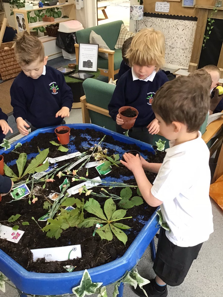 MrsRushbyKPA's tweet photo. We have been planting seeds, thinking carefully about what a plant needs to survive, before carefully considering where to put our plant pots! #keelbyprimary #keelbyeyfs #keelbyscience https://t.co/aSVgJAR33e