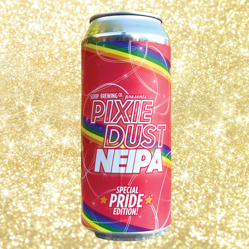 Light, bright, &amp; perfect for warmer weather. A simple grain bill forms the perfect canvas for the bright fruitiness of Pacific Northwest hops &amp; a sprinkle of magical green glitter.
@sloopbrewingco #sloopbrewingco #sloop #sloopbrewing #pixiedust #neipa #hunterdonbrew #hunterdon