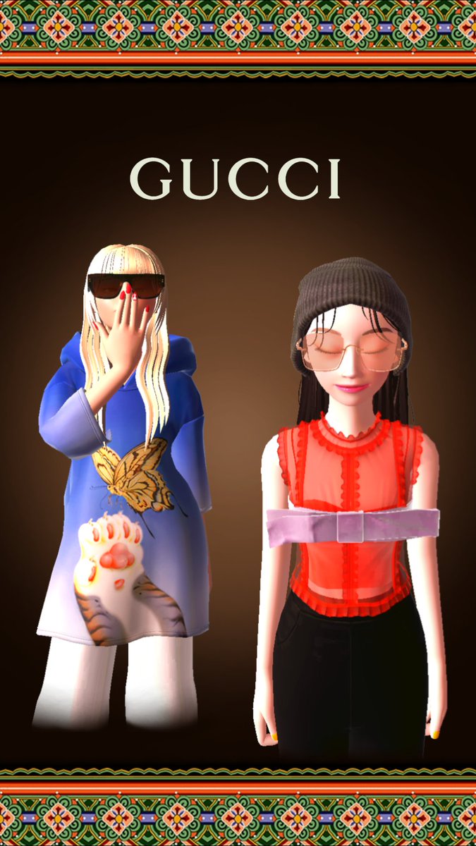 dubuzpt's tweet photo. #GUCCI #GucciCruise24 #TWICE #Dahyun #Chaeyoung #트와이스 #다현 #채영 #ZEPETO https://t.co/ma6AVHjZN2