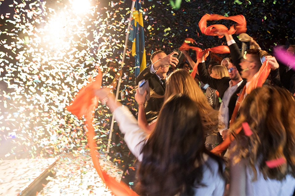 Fullspäckad avslutningsvecka väntar Högskolans avgångsstudenter! Foto: Anders Andersson via.tt.se/pressmeddeland…
