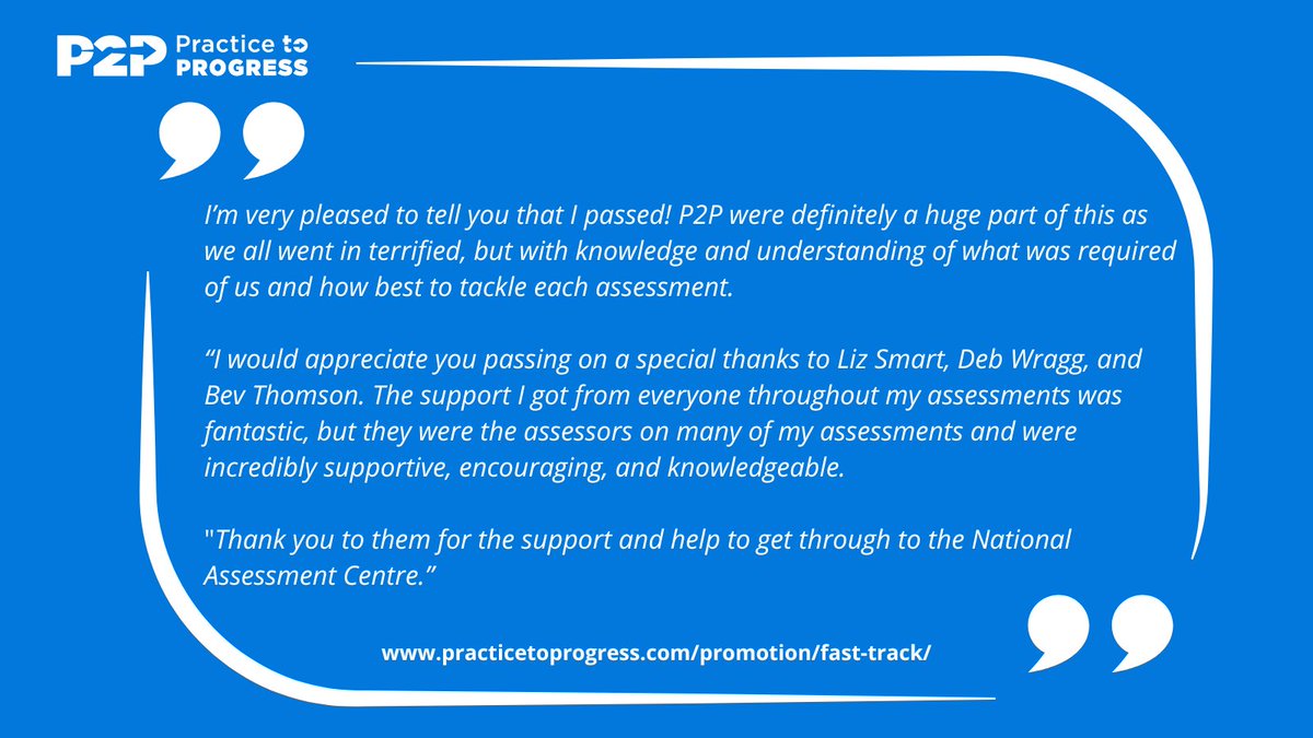 practice2prog's tweet image. Did you know that #P2P offers a step-by-step package of support to give you the best chance possible of passing the Fast Track process? This includes 1:1 practice sessions which replicate the exercises you will face at the assessment centre. More info 👇👮‍♂️practicetoprogress.com/promotion/fast…