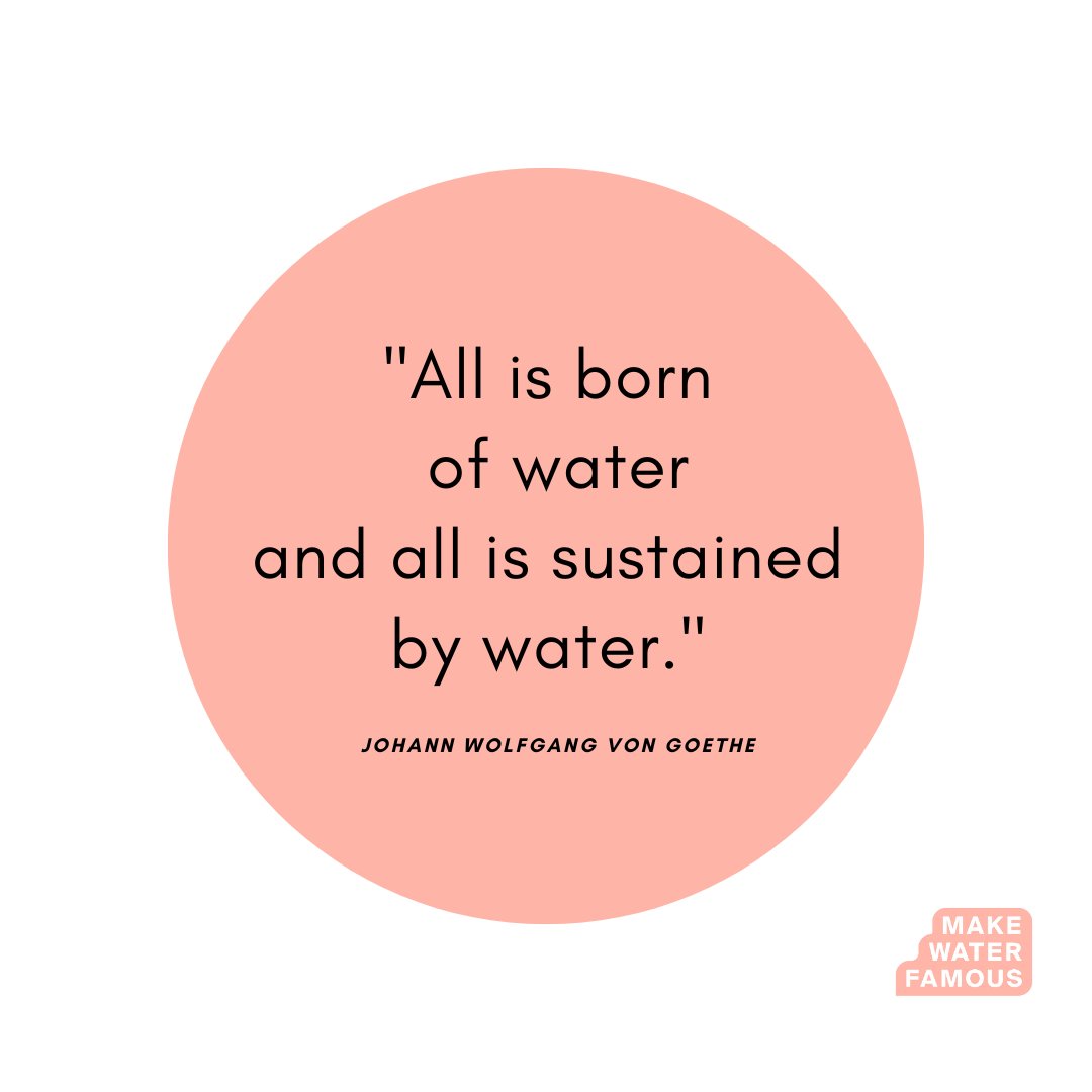 #water is life!

By working together, we can solve the #water #crisis and ensure everyone can access clean, safe water

The first step is to start thinking about water as a precious resource we need to protect and to be more mindful of how we use water in our everyday lives