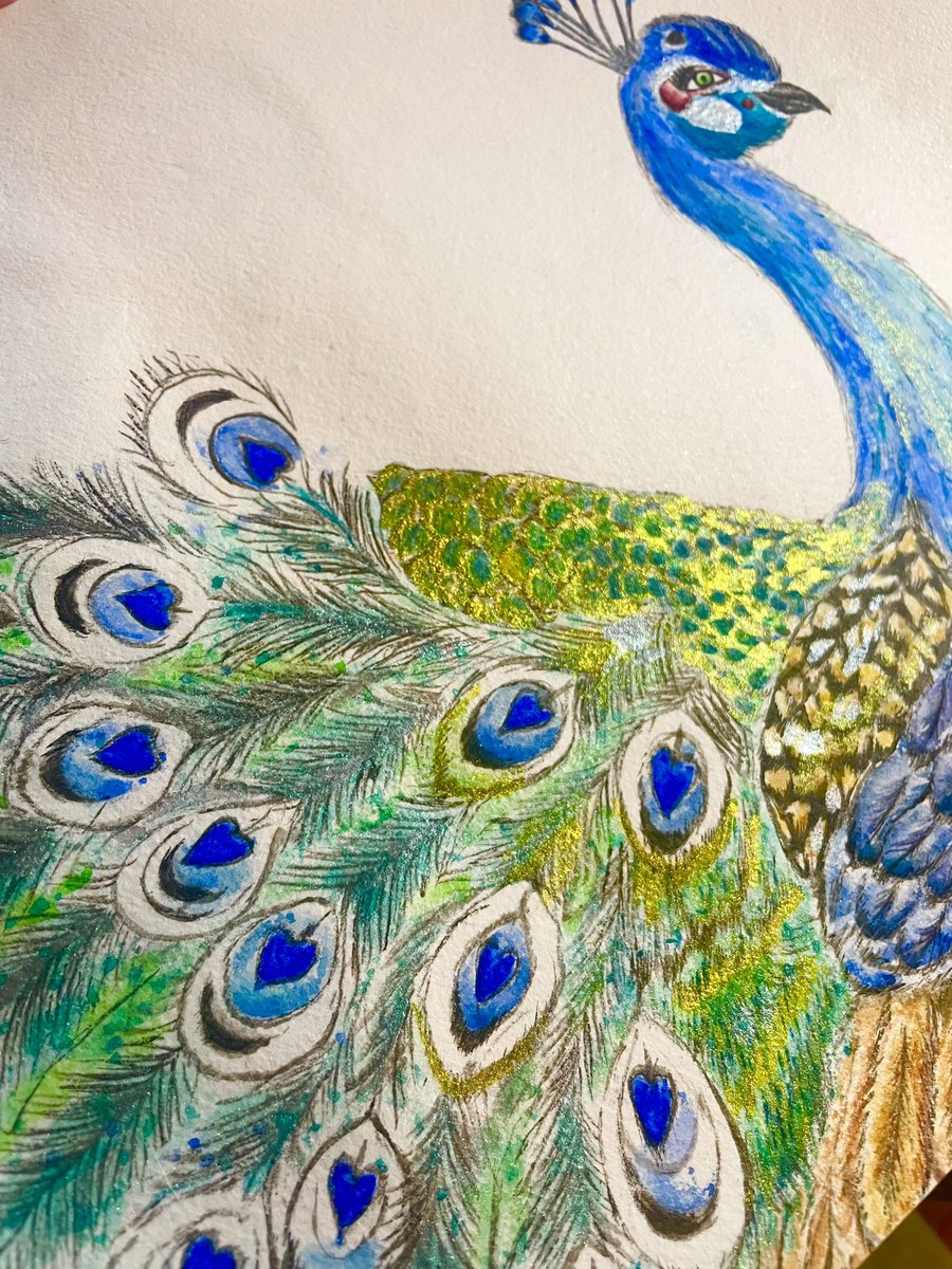 marodori_japan's tweet photo. WIP 💜
Have a nice day/night, everyone 💓
#marodori #lifework #paintinginspiration #juniorhighschooler  #highlysensitivechild #loveadventures #fullofcuriosity #peacockart https://t.co/ENWMG3XkP1