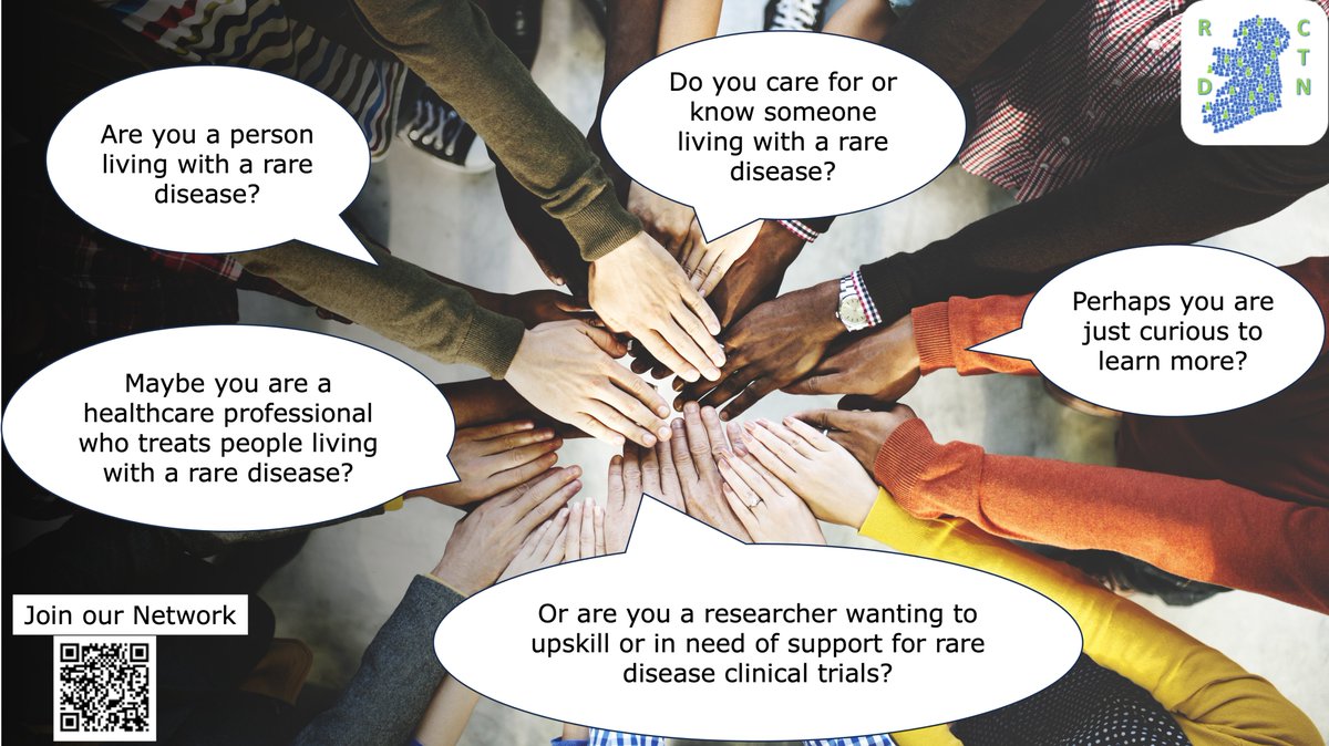 rare_trial's tweet photo. Join our Network 
👉 https://t.co/sBhQeNSZA1 or scan the QR code

We are a HRB-funded clinical trial network that aims to increase the quantity and quality of clinical trials in rare diseases in Ireland, while ensuring that the patient voice is at the heart of what we do. https://t.co/rdkZQ2xj7I