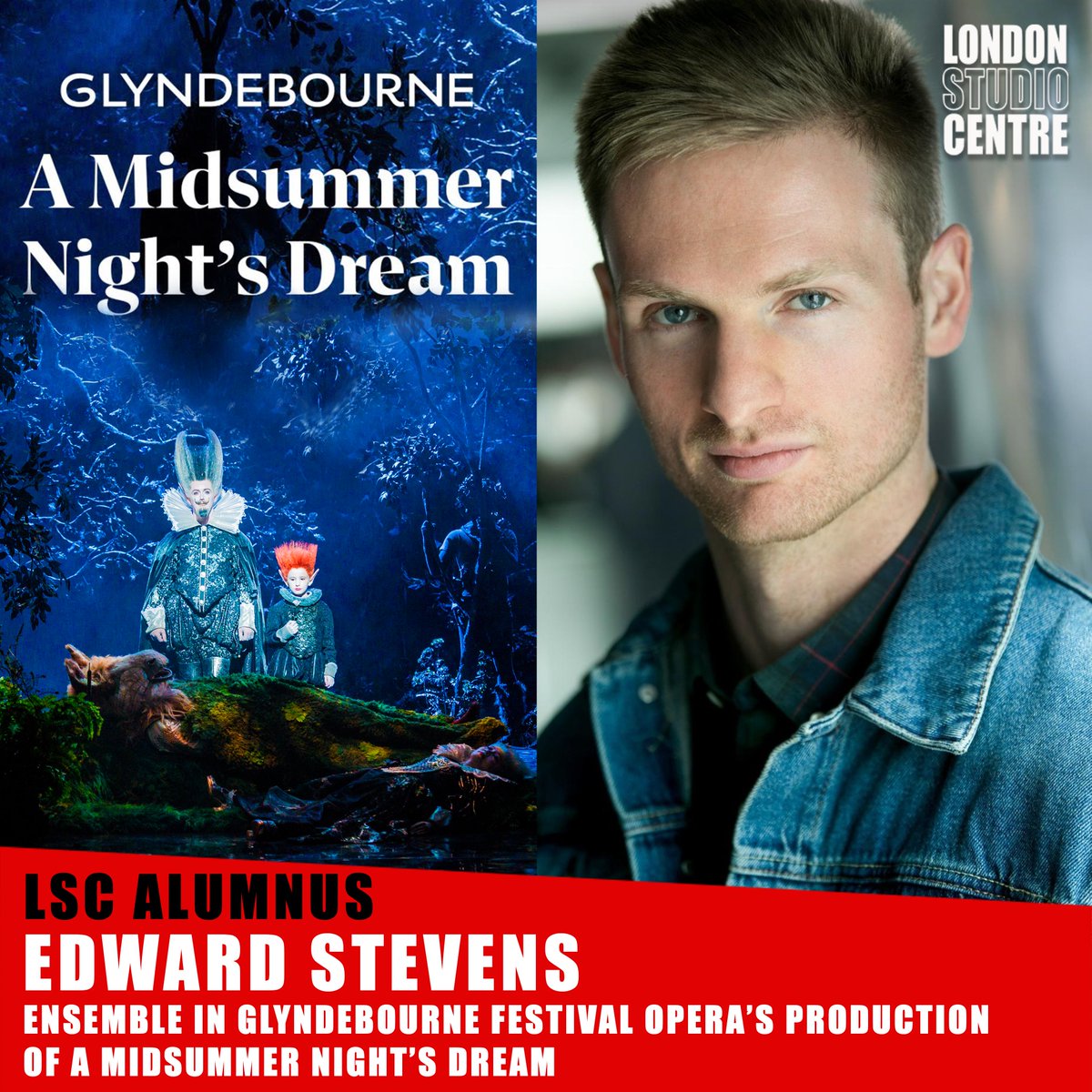 A dream come true 🧚🌲

Edward Stevens begins rehearsals this week for
<a href="/glyndebourne/">Glyndebourne</a> Festival Opera's production of A Midsummer Night's Dream in the ensemble, with performances throughout the summer 🐴

Well done!🔥