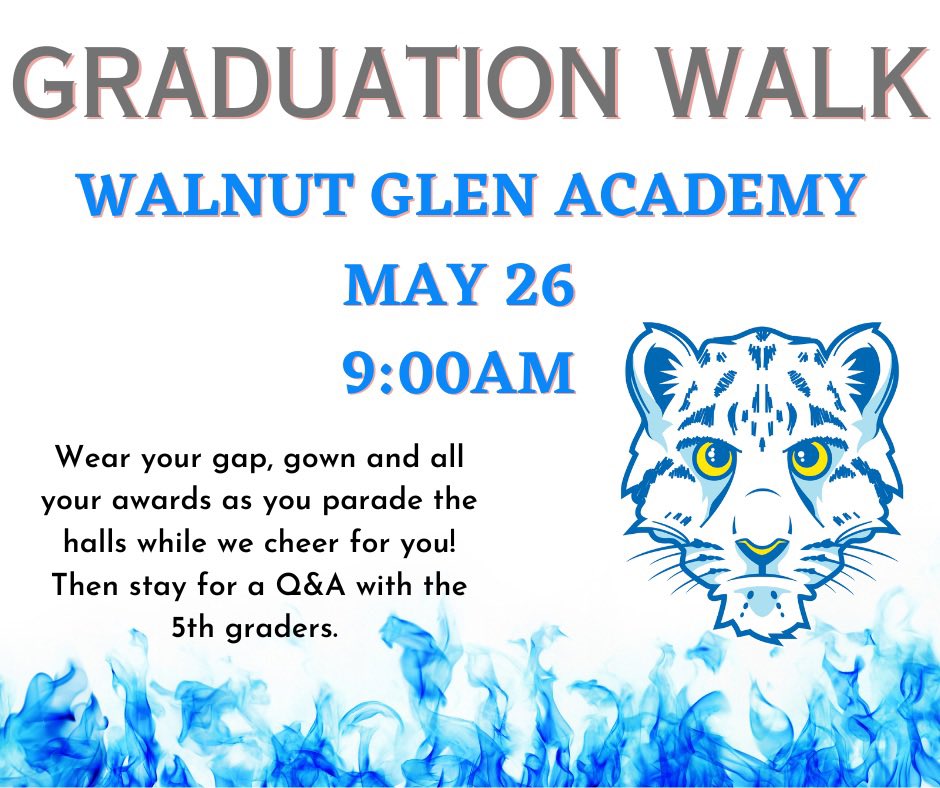 We can’t wait for our seniors to return to where it all began for them. We will honor them and they will share their plans and advice to our fifth graders. They will always have a home here.
